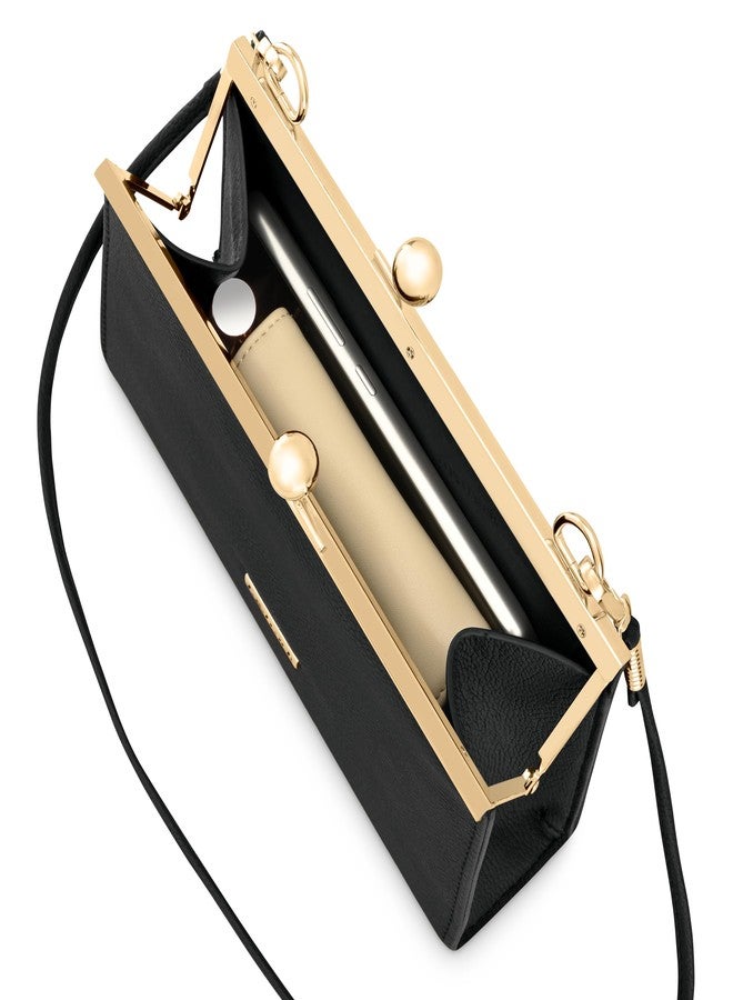fastrack Black Party Sling Bag for Women | Faux Leather Crossbody with Detachable Strap & Sleek Hardware | Compact & Stylish Evening Bag for Parties, Dinners & Nights Out - Image 2